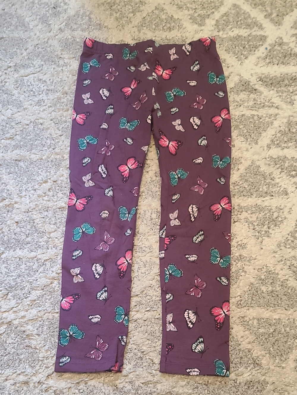 10 for $25 - George Girls 6 Purple Pants with Butterflies